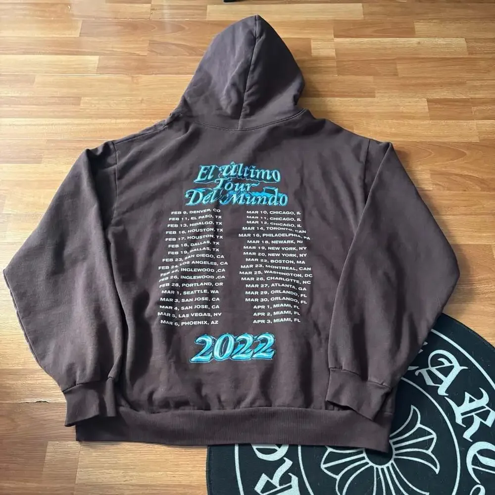 Bad Bunny El Ultimo Tour Del Mundo Hoodie Size L